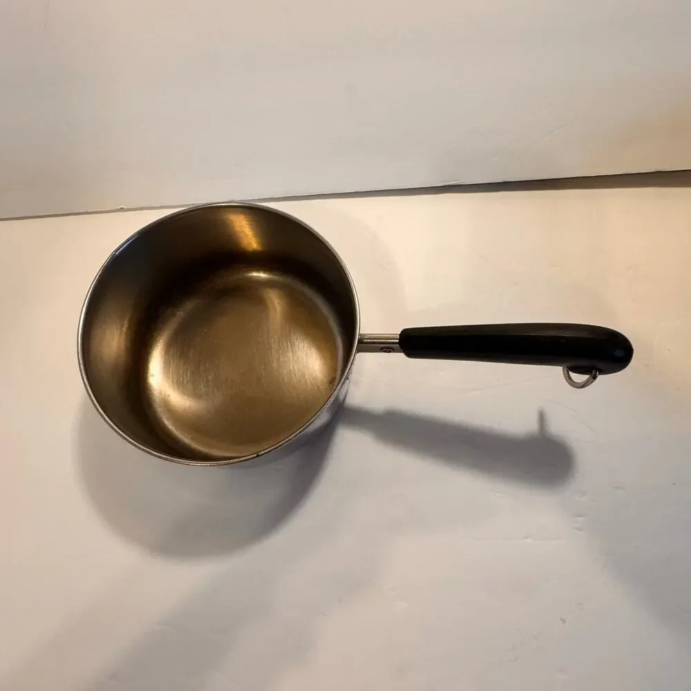 Vintage Revere Ware Copper Clad Stainless Steel 1 Quart/ Liter Saucepan